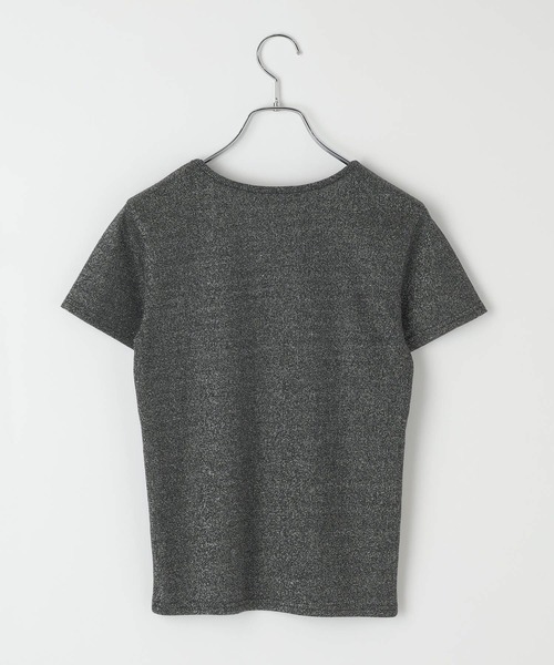 PAGEBOY(ページボーイ)の「ラメテレココンパクトT(Tシャツ/カットソー・レディース・シルバー/オフホワイト・MEDIUM/SMALL)」の22枚目の写真