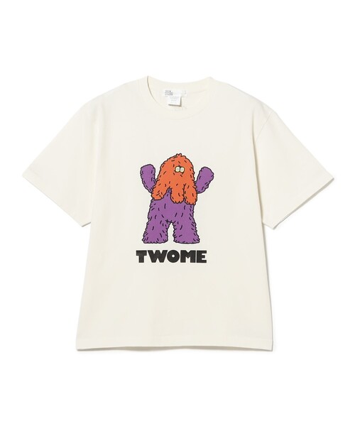 TOKYO CULTUART by BEAMS(トウキョウカルチャートバイビームス)の「フジサキタクマ / TWOME T-Shirt(Tシャツ/カットソー・レディース・パープル/ホワイト・SMALL/MEDIUM/X-LARGE/LARGE)」の6枚目の写真