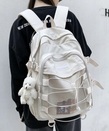 yuue' ( wear )（ユーイ）の「大容量ドローコードナイロンリュックサック/通勤通学/バックパック/ユニセックス（バックパック/リュック）」