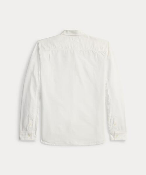 RRL(ダブル アール エル)の「セルビッジディテールド オックスフォード ワークシャツ(シャツ/ブラウス・メンズ・ホワイト・S/M/L/XL/XS/XXL)」の6枚目の写真