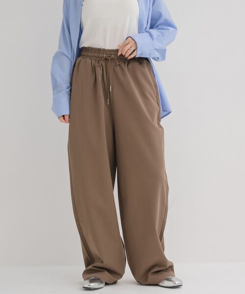 RETRO GIRL(レトロガール)の「ワイドスラックスPT(その他パンツ・レディース・ライトブラウン/グレー系その他/ナチュラル/ブラック・FREE)」の4枚目の写真