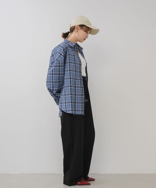 RETRO GIRL（レトロガール）の「ワイドスラックスPT（その他パンツ・レディース・ライトブラウン/グレー系その他/ナチュラル/ブラック/ブラック系その他4・FREE）」の11枚目の写真