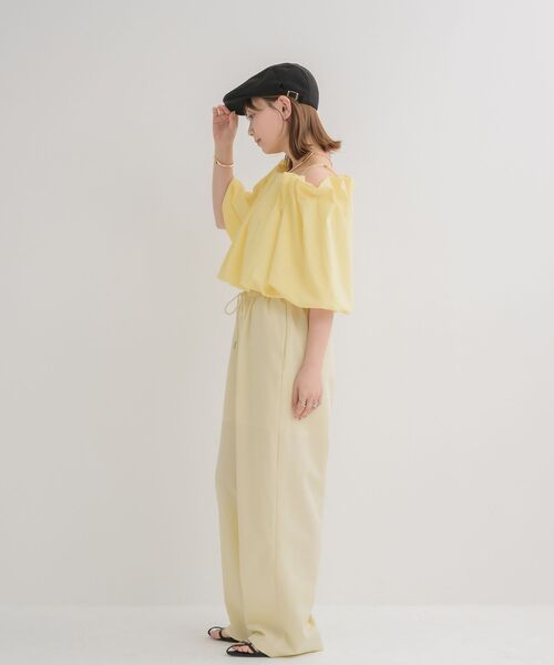 RETRO GIRL（レトロガール）の「ワイドスラックスPT（その他パンツ・レディース・ライトブラウン/グレー系その他/ナチュラル/ブラック/ブラック系その他4・FREE）」の19枚目の写真