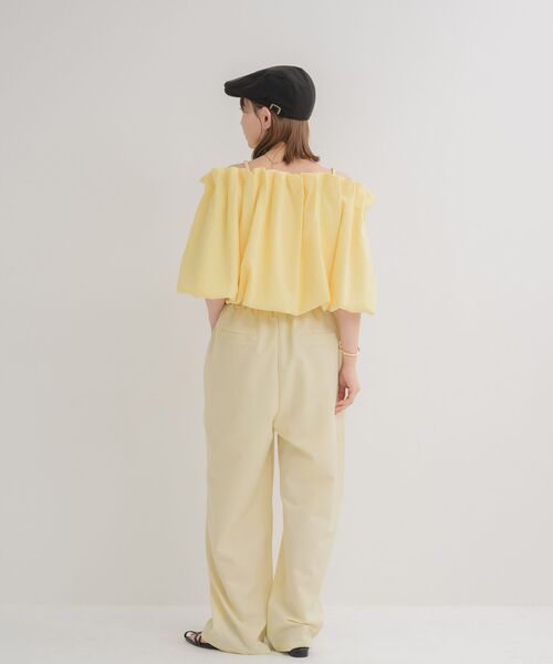 RETRO GIRL（レトロガール）の「ワイドスラックスPT（その他パンツ・レディース・ライトブラウン/グレー系その他/ナチュラル/ブラック/ブラック系その他4・FREE）」の20枚目の写真