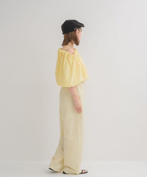 RETRO GIRL（レトロガール）の「ワイドスラックスPT（その他パンツ・レディース・ライトブラウン/グレー系その他/ナチュラル/ブラック/ブラック系その他4・FREE）」の21枚目の写真