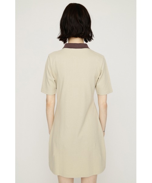 SLY(スライ)の「BI COLOR COLLAR S/OP バイカラーカラーショートワンピース 春服 夏服(ワンピース・レディース・ブラック/ベージュ/ネイビー・FREE)」の13枚目の写真