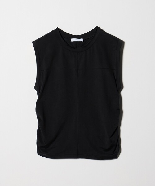 ASTRAET（アストラット）の「＜ASTRAET ＞バックギャザー ノースリーブカットソー（Tシャツ/カットソー・レディース・ブラック/グレー系・FREE）」の13枚目の写真