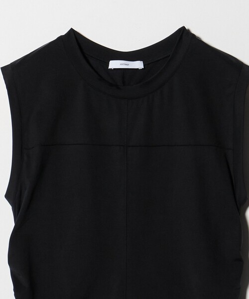 ASTRAET（アストラット）の「＜ASTRAET ＞バックギャザー ノースリーブカットソー（Tシャツ/カットソー・レディース・ブラック/グレー系・FREE）」の14枚目の写真