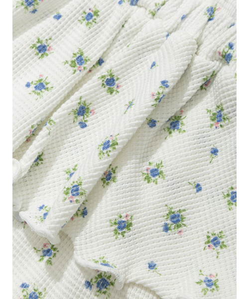 UGLY SHADOW(アグリーシャドウ)の「RUFFLE FLOWER SKIRT PANTS(WHITE)(その他パンツ・レディース・その他・FREE)」の7枚目の写真