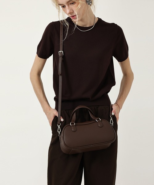 style code(スタイルコード)の「ZOZO限定【STYLE CODE/スタイルコード】2WAYミニボストンバッグ(ボストンバッグ・レディース・ブラック/ブラウン・FREE)」の10枚目の写真