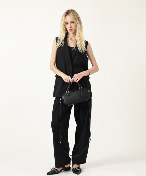 style code(スタイルコード)の「ZOZO限定【STYLE CODE/スタイルコード】2WAYミニボストンバッグ(ボストンバッグ・レディース・ブラック/ブラウン・FREE)」の4枚目の写真
