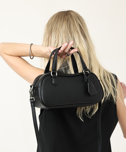 style code(スタイルコード)の「ZOZO限定【STYLE CODE/スタイルコード】2WAYミニボストンバッグ(ボストンバッグ・レディース・ブラック/ブラウン・FREE)」の6枚目の写真