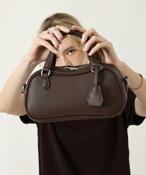 style code(スタイルコード)の「ZOZO限定【STYLE CODE/スタイルコード】2WAYミニボストンバッグ(ボストンバッグ・レディース・ブラック/ブラウン・FREE)」の9枚目の写真
