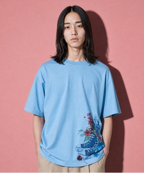 rehacer（レアセル）の「rehacer TEE :  Memories Tee / メモライズ T-shirt（Tシャツ/カットソー・メンズ・ホワイト/ブルー/スミクロ・X-LARGE/LARGE/MEDIUM/SMALL）」の3枚目の写真
