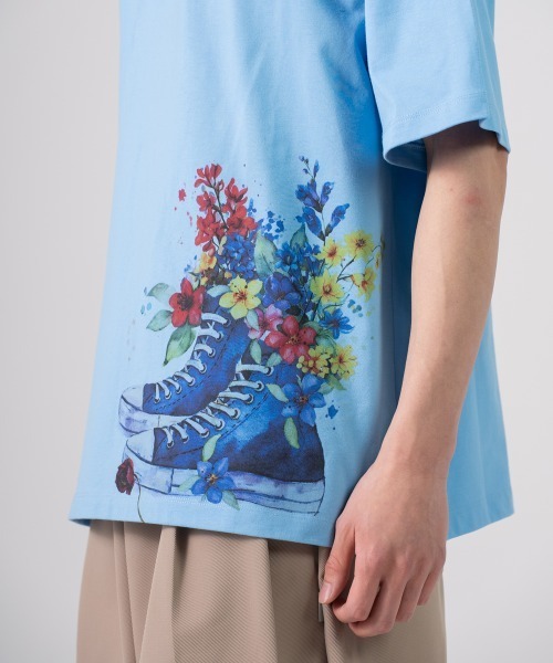 rehacer（レアセル）の「rehacer TEE :  Memories Tee / メモライズ T-shirt（Tシャツ/カットソー・メンズ・ホワイト/ブルー/スミクロ・X-LARGE/LARGE/MEDIUM/SMALL）」の6枚目の写真