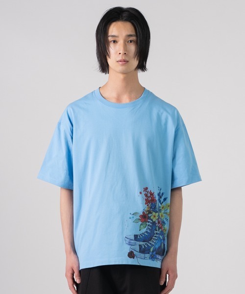 rehacer（レアセル）の「rehacer TEE :  Memories Tee / メモライズ T-shirt（Tシャツ/カットソー・メンズ・ホワイト/ブルー/スミクロ・X-LARGE/LARGE/MEDIUM/SMALL）」の8枚目の写真