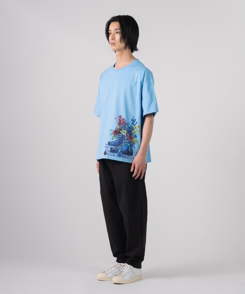 rehacer（レアセル）の「rehacer TEE :  Memories Tee / メモライズ T-shirt（Tシャツ/カットソー・メンズ・ホワイト/ブルー/スミクロ・X-LARGE/LARGE/MEDIUM/SMALL）」の10枚目の写真