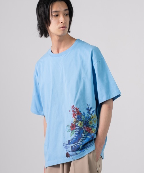 rehacer（レアセル）の「rehacer TEE :  Memories Tee / メモライズ T-shirt（Tシャツ/カットソー・メンズ・ホワイト/ブルー/スミクロ・X-LARGE/LARGE/MEDIUM/SMALL）」の19枚目の写真