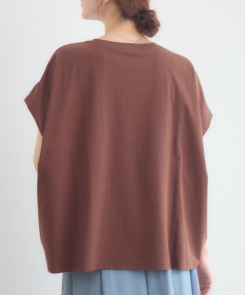 KATHARINE ROSS(キャサリンロス)の「フルーツプリントTシャツ(Tシャツ/カットソー・レディース・ホワイト/ブラウン・FREE)」の6枚目の写真