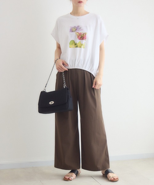 KATHARINE ROSS(キャサリンロス)の「フルーツプリントTシャツ(Tシャツ/カットソー・レディース・ホワイト/ブラウン・FREE)」の18枚目の写真