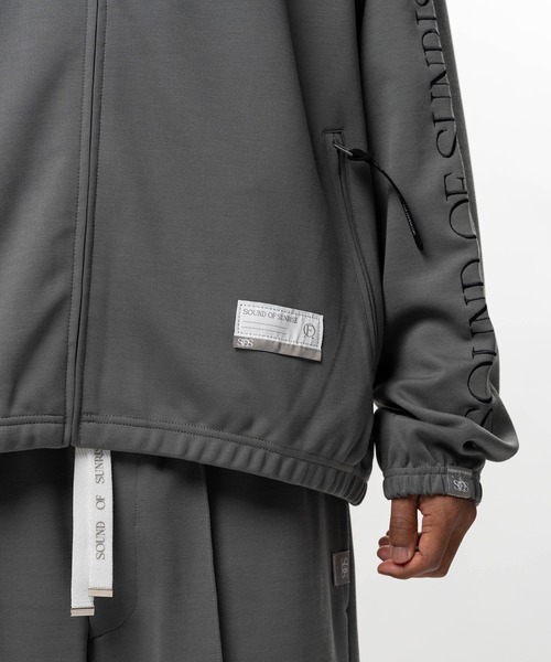 SOUND OF SUNRISE（サウンドオブサンライズ）の「S.O.S Track Jacket（ジャージ・メンズ・ブラック/グレー・XL/L/M/S）」の8枚目の写真