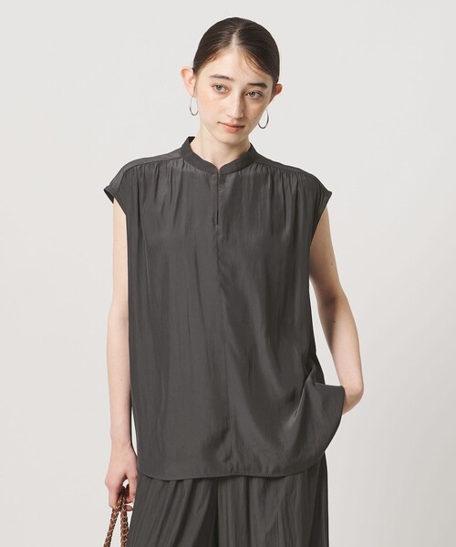 UNITED ARROWS(ユナイテッドアローズ)の「Spiree フレンチスリーブ ブラウス(シャツ/ブラウス・レディース・ダークグレー/その他7/その他1/その他9/モカ・FREE)」の8枚目の写真