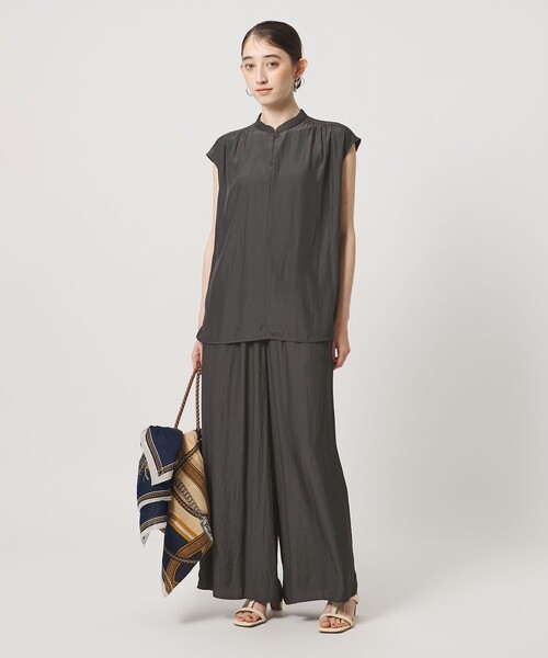 UNITED ARROWS(ユナイテッドアローズ)の「Spiree フレンチスリーブ ブラウス(シャツ/ブラウス・レディース・ダークグレー/その他7/その他1/その他9/モカ・FREE)」の9枚目の写真