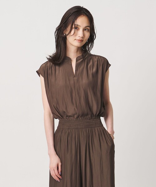 UNITED ARROWS(ユナイテッドアローズ)の「Spiree フレンチスリーブ ブラウス(シャツ/ブラウス・レディース・ダークグレー/その他7/その他1/その他9/モカ・FREE)」の10枚目の写真