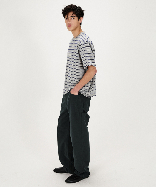 SHIRTER(シャーター)の「FINE STRIPE T-SHIRT (M/GREY)(Tシャツ/カットソー・メンズ・その他・MEDIUM/LARGE/SMALL)」の6枚目の写真