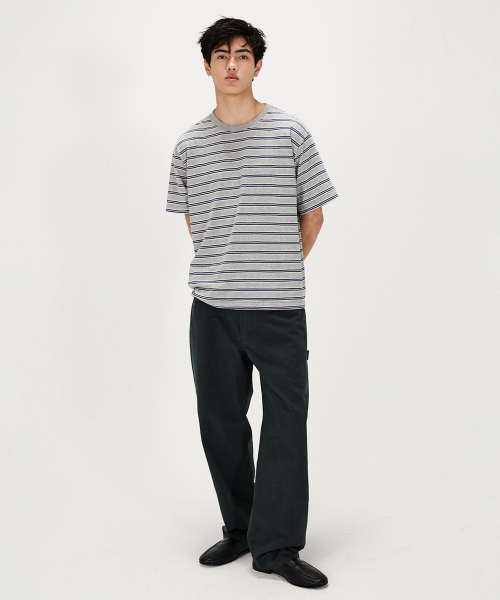 SHIRTER(シャーター)の「FINE STRIPE T-SHIRT (M/GREY)(Tシャツ/カットソー・メンズ・その他・MEDIUM/LARGE/SMALL)」の7枚目の写真