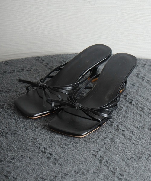 Miniministore(ミニミニストア)の「ストラップ ミュールサンダル 美脚 夏靴(サンダル・レディース・シルバー/ゴールド/ブラック・22.5cm/24.5cm/24.0cm/23.5cm/23.0cm)」の12枚目の写真