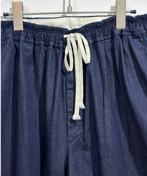 Beyond Basics（ビヨンド ベーシックス）の「児島新鮮組 / BIG BLUB SHORTS（その他パンツ・メンズ・インディゴブルー/ライトグリーン/モスグリーン/ストライプ/ナチュラル・FREE）」の12枚目の写真