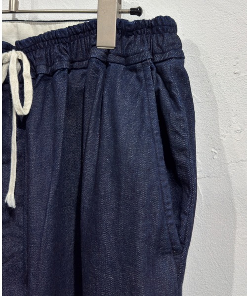 Beyond Basics（ビヨンド ベーシックス）の「児島新鮮組 / BIG BLUB SHORTS（その他パンツ・メンズ・インディゴブルー/ライトグリーン/モスグリーン/ストライプ/ナチュラル・FREE）」の13枚目の写真