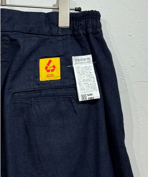 Beyond Basics（ビヨンド ベーシックス）の「児島新鮮組 / BIG BLUB SHORTS（その他パンツ・メンズ・インディゴブルー/ライトグリーン/モスグリーン/ストライプ/ナチュラル・FREE）」の14枚目の写真
