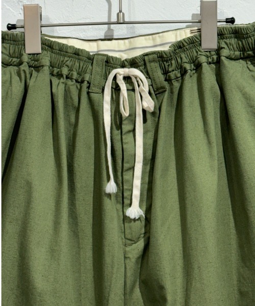 Beyond Basics（ビヨンド ベーシックス）の「児島新鮮組 / BIG BLUB SHORTS（その他パンツ・メンズ・インディゴブルー/ライトグリーン/モスグリーン/ストライプ/ナチュラル・FREE）」の19枚目の写真