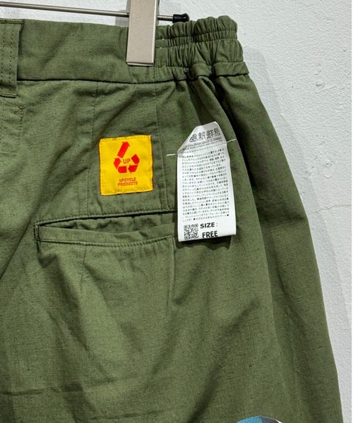 Beyond Basics（ビヨンド ベーシックス）の「児島新鮮組 / BIG BLUB SHORTS（その他パンツ・メンズ・インディゴブルー/ライトグリーン/モスグリーン/ストライプ/ナチュラル・FREE）」の21枚目の写真