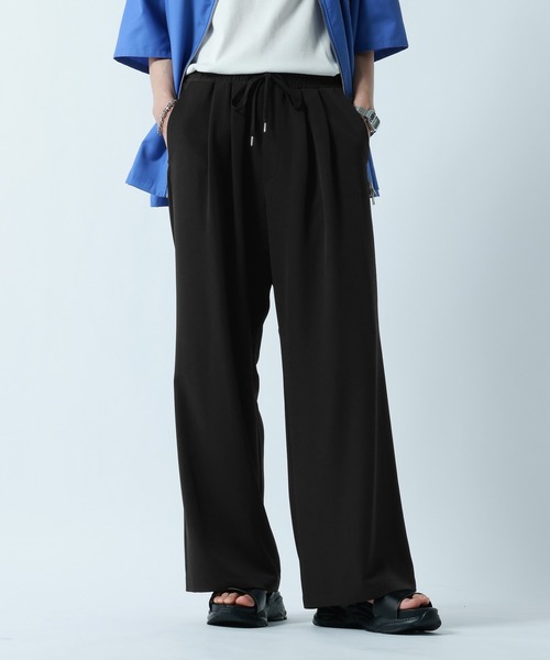 RAGEBLUE(レイジブルー)の「<接触冷感>【LUXURY+EASY】DEEP TUCK WIDE EASY PANTS/ラグイージー2タックワイドイージーパンツ【セットアップ対応】(スラックス・メンズ・グレー/ブラック/ブルー・MEDIUM/LARGE)」の11枚目の写真