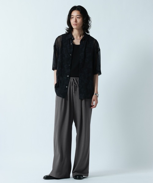 RAGEBLUE(レイジブルー)の「<接触冷感>【LUXURY+EASY】DEEP TUCK WIDE EASY PANTS/ラグイージー2タックワイドイージーパンツ【セットアップ対応】(スラックス・メンズ・グレー/ブラック/ブルー・MEDIUM/LARGE)」の19枚目の写真