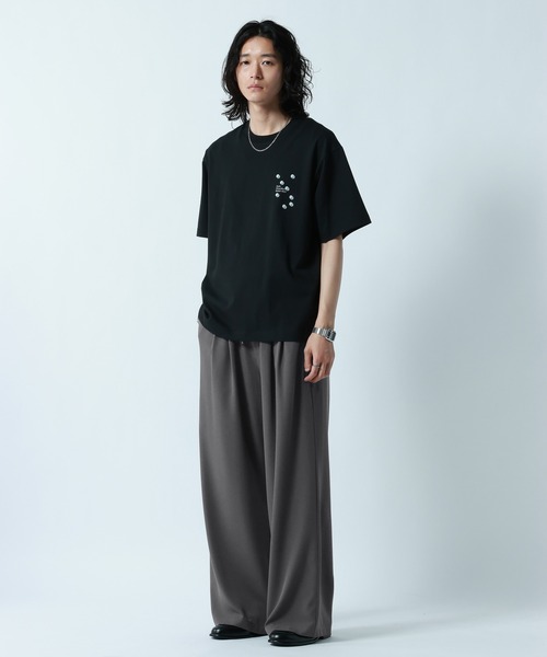 RAGEBLUE(レイジブルー)の「<接触冷感>【LUXURY+EASY】DEEP TUCK WIDE EASY PANTS/ラグイージー2タックワイドイージーパンツ【セットアップ対応】(スラックス・メンズ・グレー/ブラック/ブルー・MEDIUM/LARGE)」の14枚目の写真