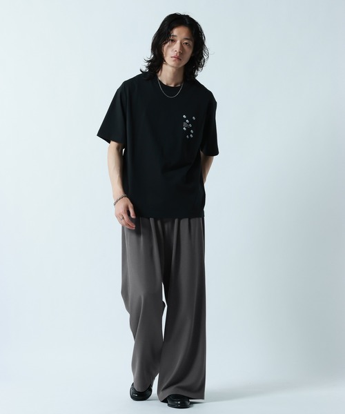 RAGEBLUE(レイジブルー)の「<接触冷感>【LUXURY+EASY】DEEP TUCK WIDE EASY PANTS/ラグイージー2タックワイドイージーパンツ【セットアップ対応】(スラックス・メンズ・グレー/ブラック/ブルー・MEDIUM/LARGE)」の15枚目の写真
