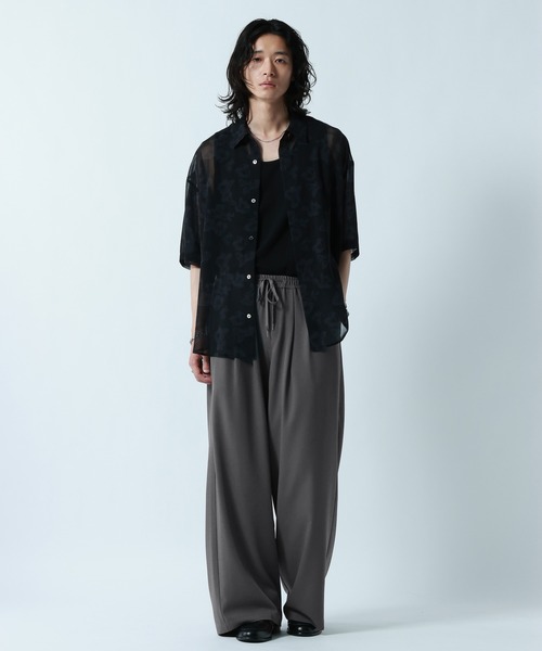 RAGEBLUE(レイジブルー)の「<接触冷感>【LUXURY+EASY】DEEP TUCK WIDE EASY PANTS/ラグイージー2タックワイドイージーパンツ【セットアップ対応】(スラックス・メンズ・グレー/ブラック/ブルー・MEDIUM/LARGE)」の21枚目の写真