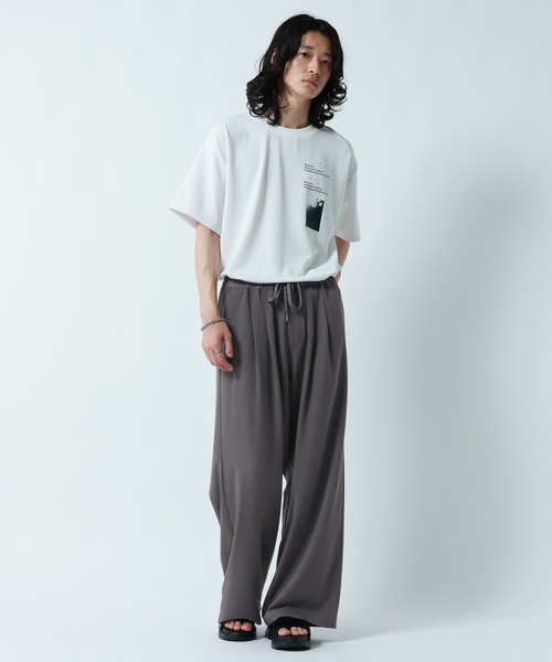RAGEBLUE(レイジブルー)の「<接触冷感>【LUXURY+EASY】DEEP TUCK WIDE EASY PANTS/ラグイージー2タックワイドイージーパンツ【セットアップ対応】(スラックス・メンズ・グレー/ブラック/ブルー・MEDIUM/LARGE)」の17枚目の写真