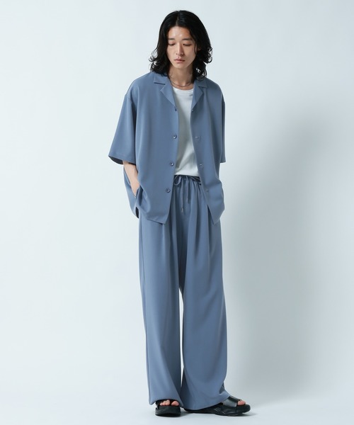 RAGEBLUE(レイジブルー)の「<接触冷感>【LUXURY+EASY】DEEP TUCK WIDE EASY PANTS/ラグイージー2タックワイドイージーパンツ【セットアップ対応】(スラックス・メンズ・グレー/ブラック/ブルー・MEDIUM/LARGE)」の19枚目の写真