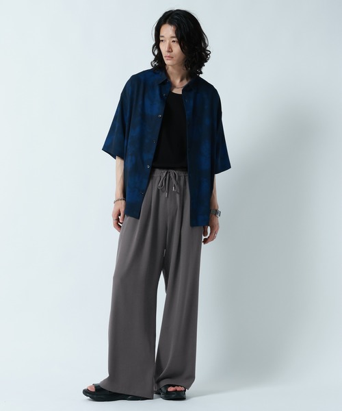 RAGEBLUE(レイジブルー)の「<接触冷感>【LUXURY+EASY】DEEP TUCK WIDE EASY PANTS/ラグイージー2タックワイドイージーパンツ【セットアップ対応】(スラックス・メンズ・グレー/ブラック/ブルー・MEDIUM/LARGE)」の13枚目の写真