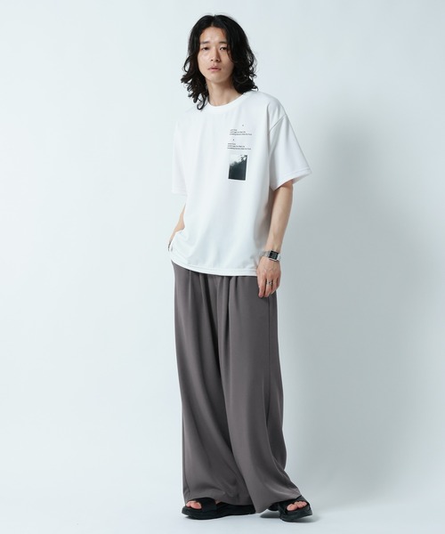 RAGEBLUE(レイジブルー)の「<接触冷感>【LUXURY+EASY】DEEP TUCK WIDE EASY PANTS/ラグイージー2タックワイドイージーパンツ【セットアップ対応】(スラックス・メンズ・グレー/ブラック/ブルー・MEDIUM/LARGE)」の16枚目の写真