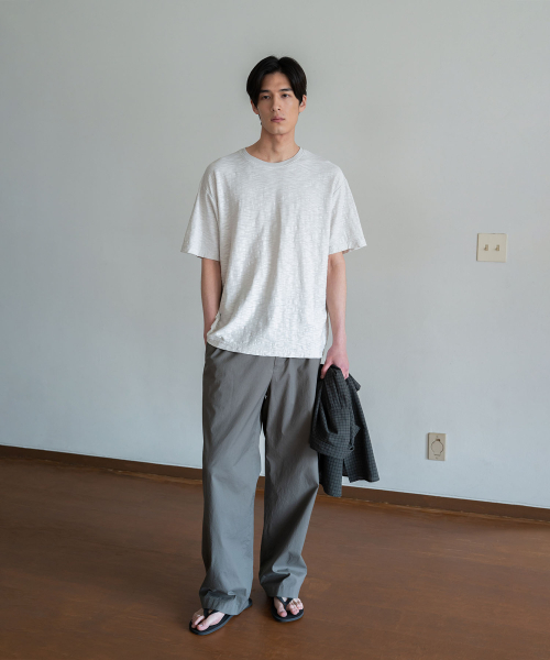 BLANKROOM（ブランクルーム）の「ノーブルスラブハーフT_NATURAL（Tシャツ/カットソー・メンズ・その他・1/3/2/4）」の2枚目の写真