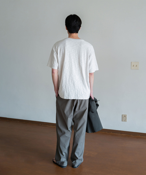 BLANKROOM（ブランクルーム）の「ノーブルスラブハーフT_NATURAL（Tシャツ/カットソー・メンズ・その他・1/3/2/4）」の4枚目の写真