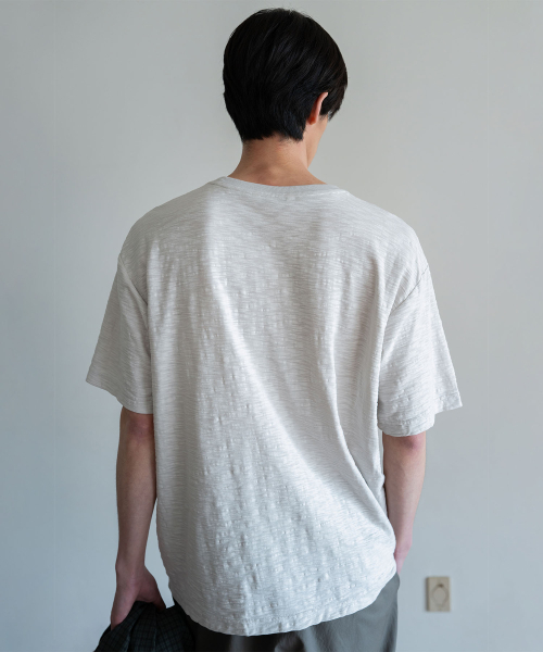 BLANKROOM（ブランクルーム）の「ノーブルスラブハーフT_NATURAL（Tシャツ/カットソー・メンズ・その他・1/3/2/4）」の5枚目の写真