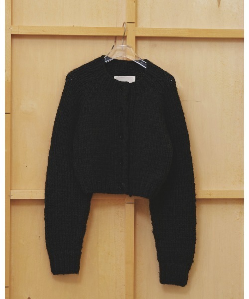 TODAYFUL(トゥデイフル)の「Hand Knit Cardigan(カーディガン/ボレロ・レディース・ブラック/モカ・FREE)」の13枚目の写真