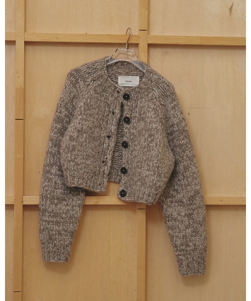 TODAYFUL(トゥデイフル)の「Hand Knit Cardigan(カーディガン/ボレロ・レディース・ブラック/モカ・FREE)」の14枚目の写真